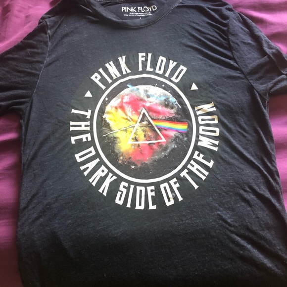 unsure Tops - Pink Floyd Dark side of the moon T-shirt